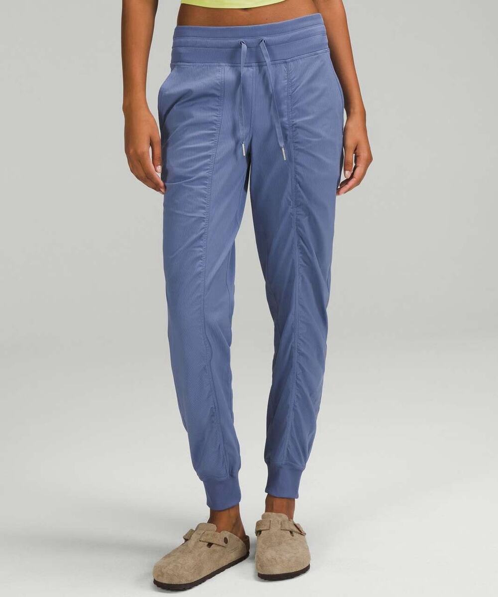 Lululemon Dance Studio Mid Rise Jogger Full Length Water Drop Blue Sz 4/6 W5ENMS